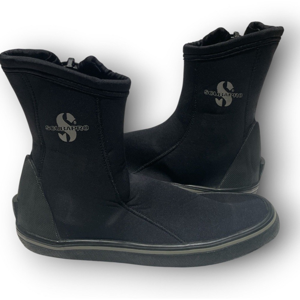 SCUBAPRO Neoprene Dive Boots Size Medium / US Mens 8 Zipper Wetsuit Booties